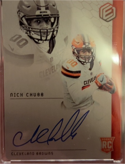 2020 Panini Elite #100 Nick Chubb — front