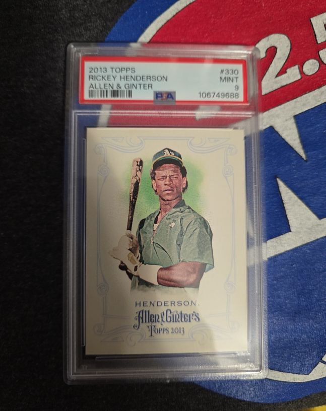 2013 Topps Allen & Ginter #330 Rickey Henderson — front