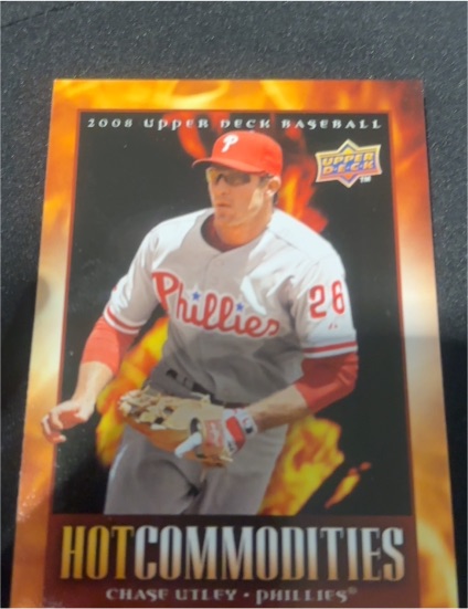 2008 Upper Deck Hot Commodities Chase Utley — front