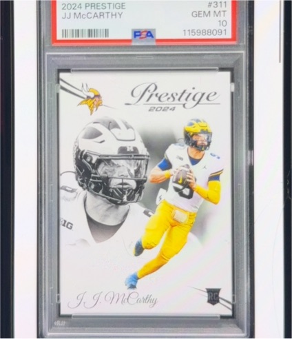 2024 Panini Prestige #311 JJ McCarthy — front