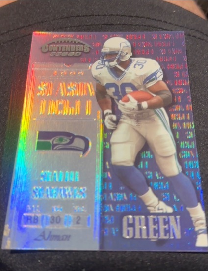 2001 Playoff Contenders #50 Shaun Alexander — front
