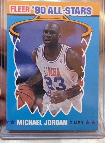 1990 Fleer #90 Michael Jordan All-Stars — front