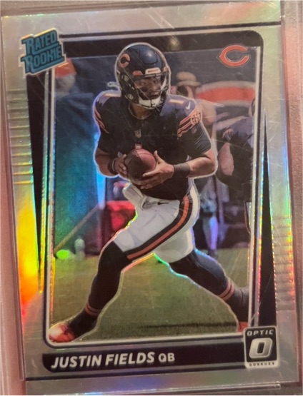 2021 Donruss Optic #203 Justin Fields — front