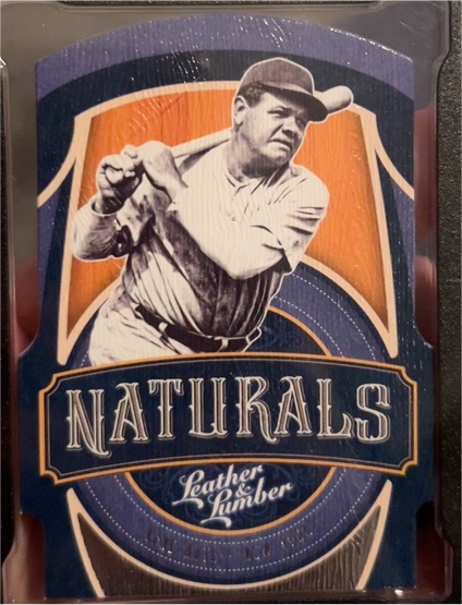 2020 Leaf Naturals Leather & Lumber Babe Ruth — front