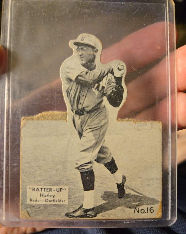1934 Batter-Up #16 Hafey — front