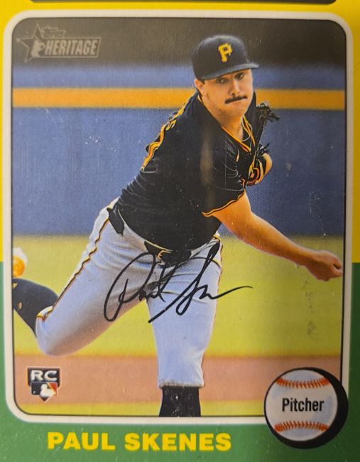 2023 Topps Heritage #Paul Skenes — front