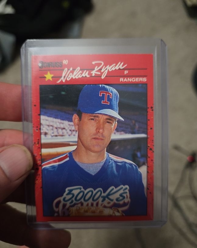 1990 Donruss #5000-K's Nolan Ryan — front