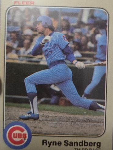 1984 Fleer #8 Ryne Sandberg — front