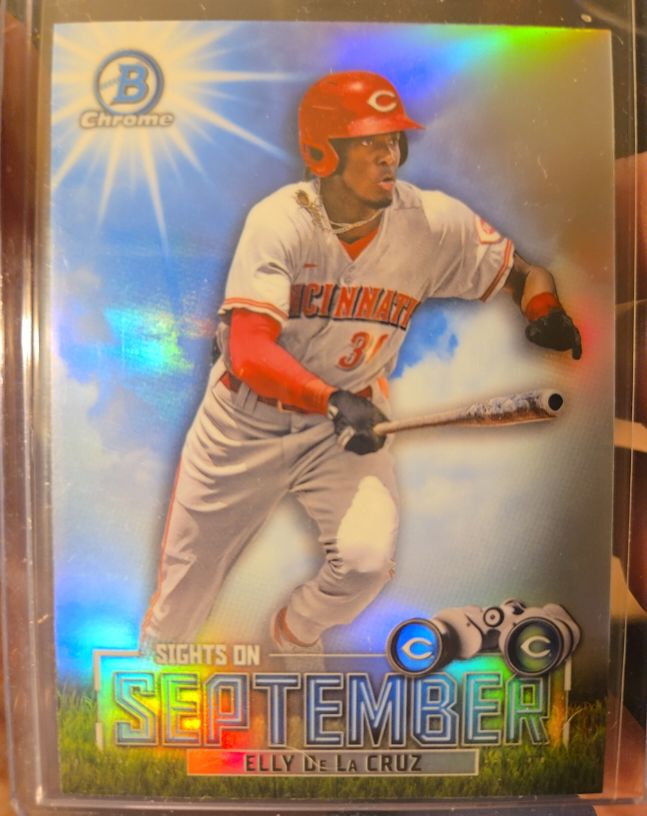 2023 Bowman Chrome Sights On September #SOTS-EDLC Elly De La Cruz — front
