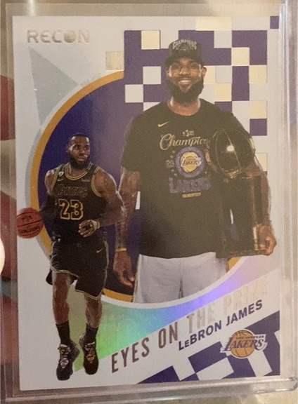 2020 Panini Recon #RECON LeBron James — front