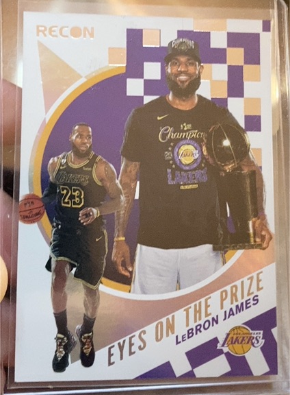 2020 Panini Recon Eyes On The Prize LeBron James — front