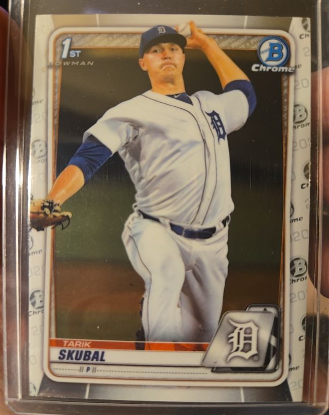 2020 Bowman Chrome #1 Tarik Skubal — front