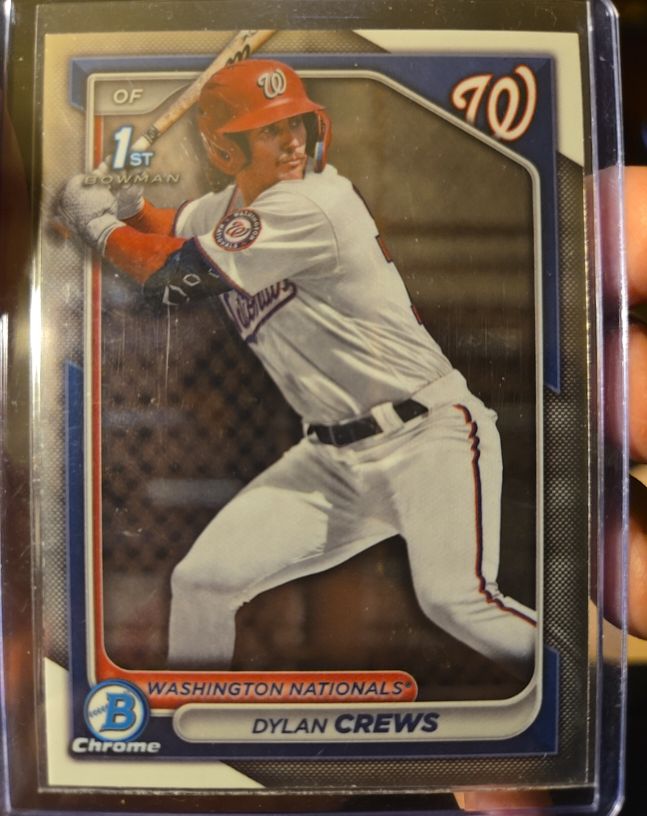 2023 Bowman Chrome #1st Bowman Dylan Crews — front