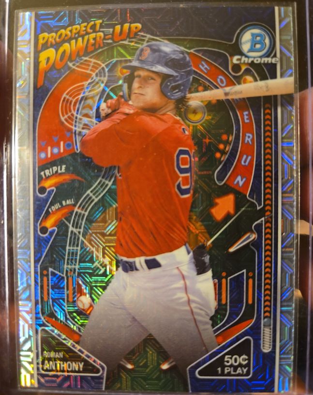 2022 Bowman Chrome Prospect Power-Up Roman Anthony — front