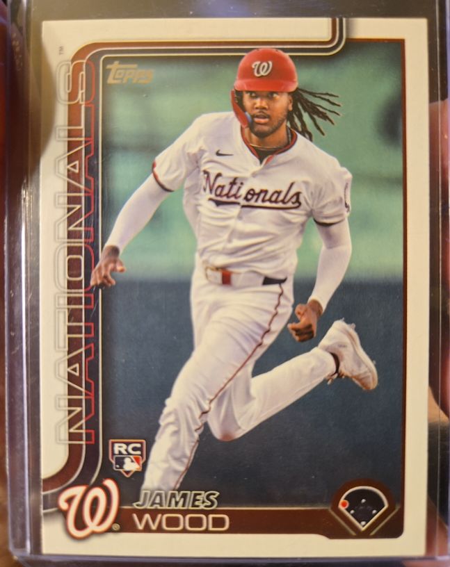 2022 Topps #NATIONALS James Wood — front