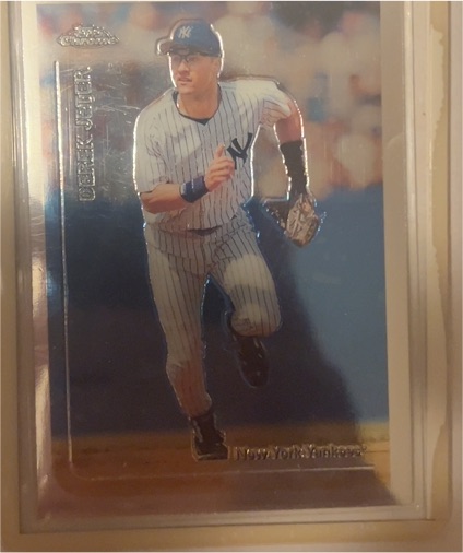 1997 Topps Chrome #150 Derek Jeter — front