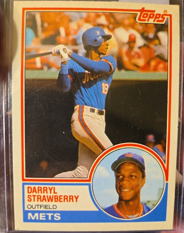 1984 Topps #18 Darryl Strawberry — front