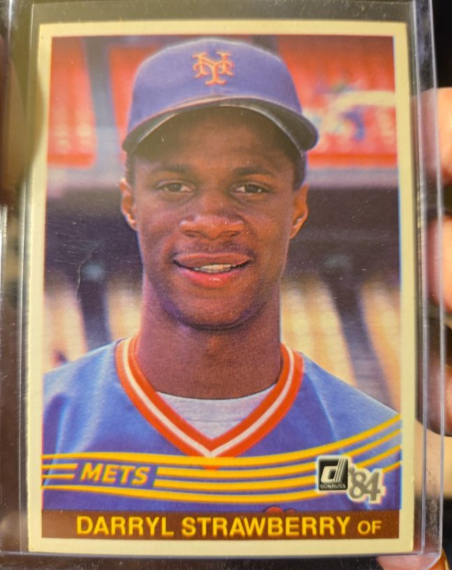 1984 Donruss #84 Darryl Strawberry — front