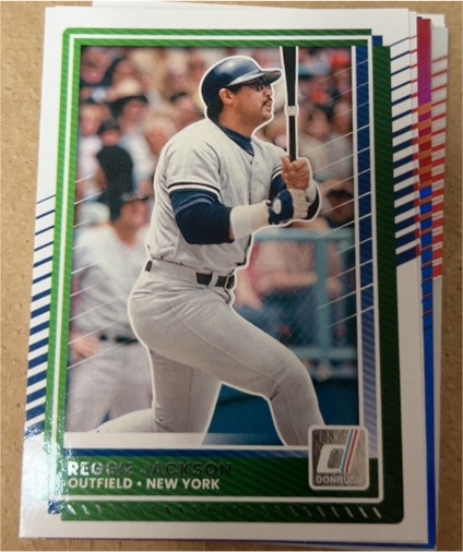 1984 Donruss #1 Reggie Jackson — front