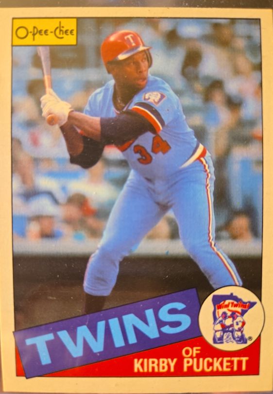 1986 O-Pee-Chee #34 Kirby Puckett — front