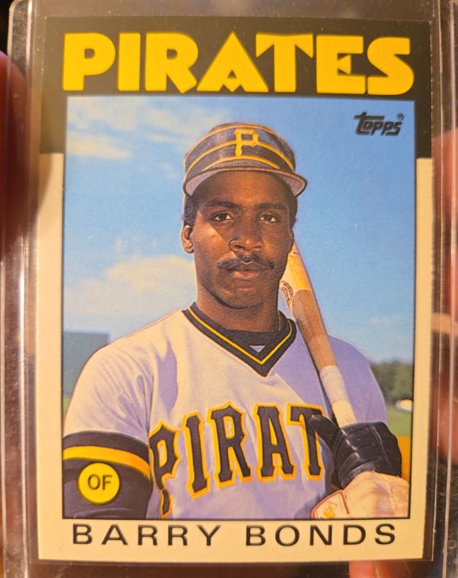 1986 Topps #548 Barry Bonds — front
