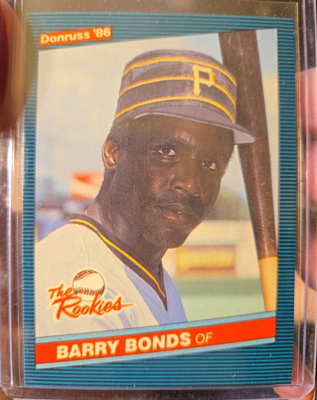 1986 Donruss The Rookies Barry Bonds — front
