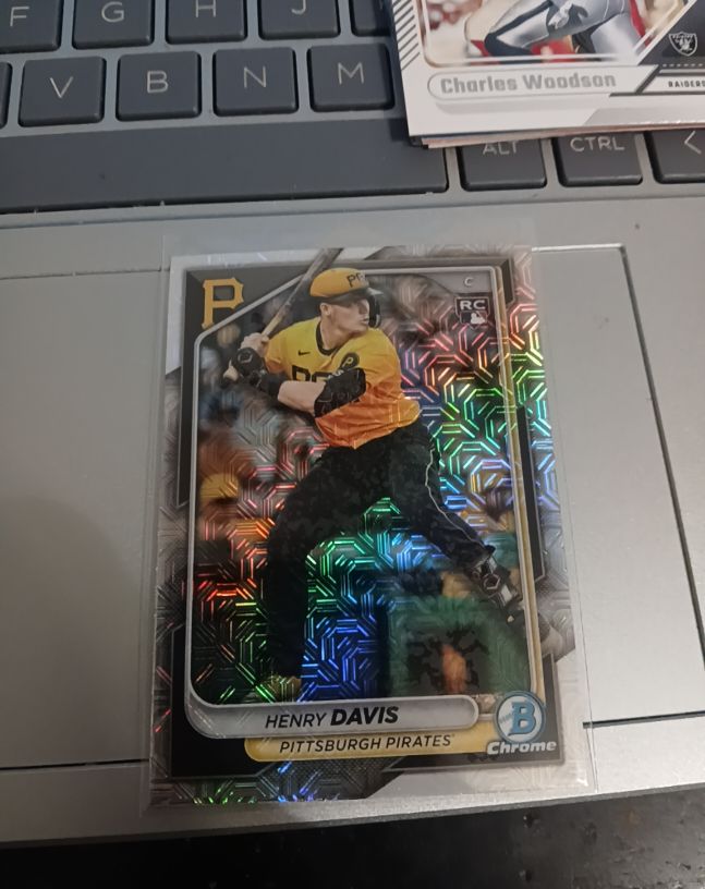 2022 Bowman Chrome #BCP-123 Henry Davis — front