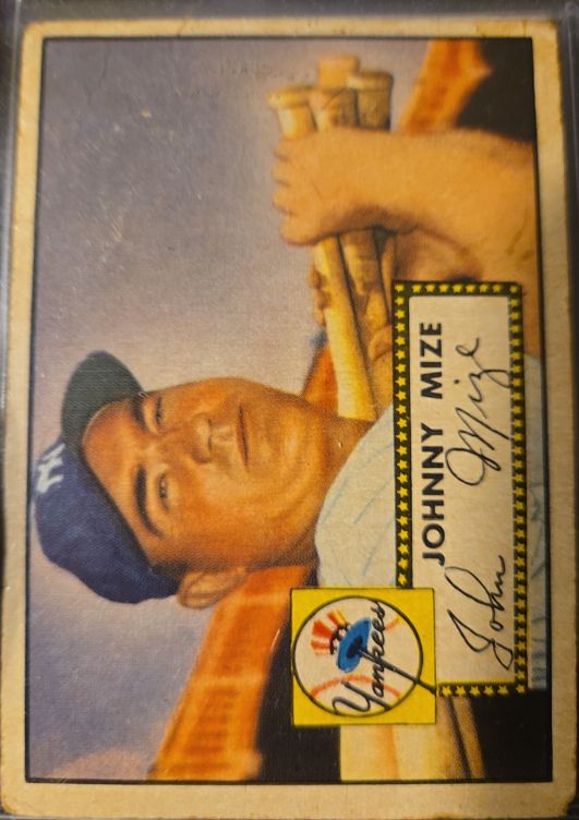 1952 Topps #311 Johnny Mize — front