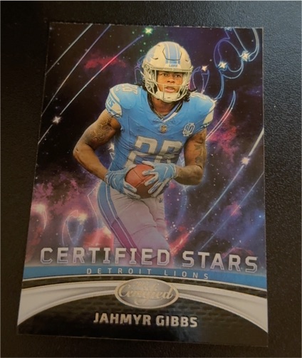 2023 Panini Certified #Certified Stars Jahmyr Gibbs — front