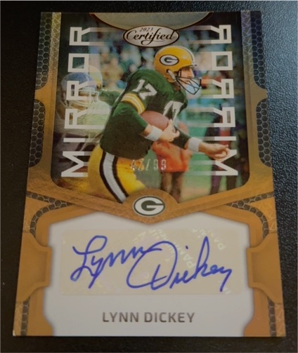 2021 Panini Certified Mirror Lynn Dickey — front