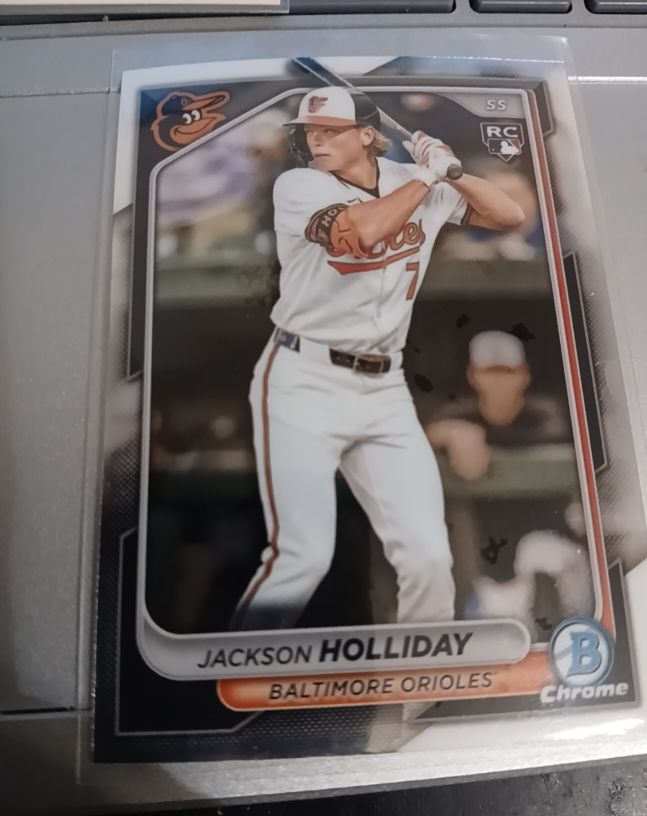 2022 Bowman Chrome #BCP-7 Jackson Holliday — front