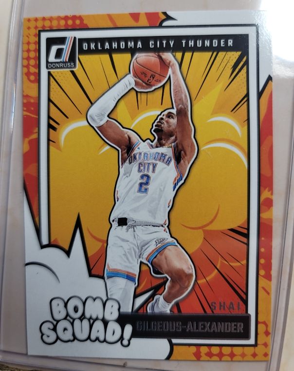 2022 Donruss Bomb Squad Shai Gilgeous-Alexander — front