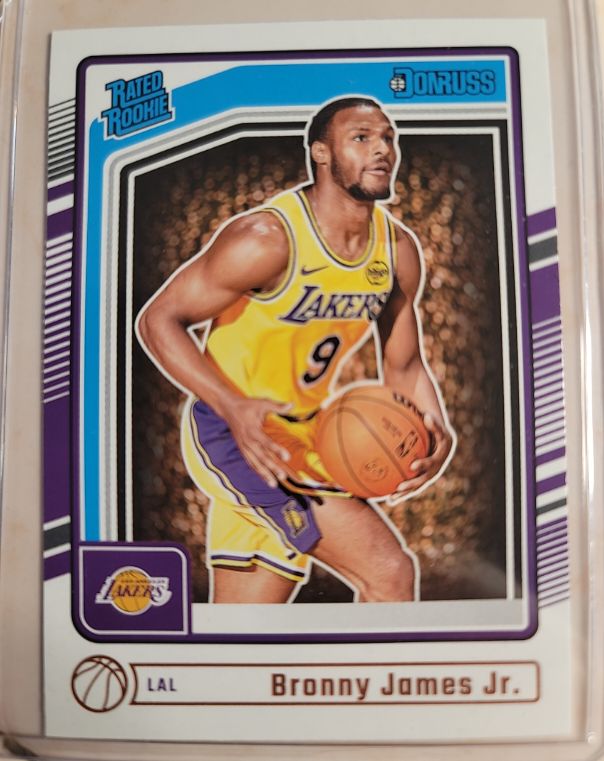 2023 Donruss #LAL Bronny James Jr. — front