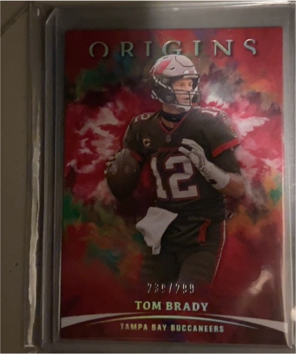 2021 Panini Origins #728 Tom Brady — front