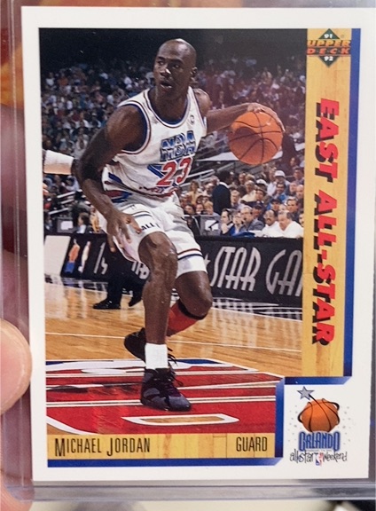 1992 Upper Deck #23 Michael Jordan East All-Star — front