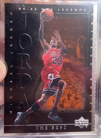 1999-00 Upper Deck NBA Legends The Best Michael Jordan — front