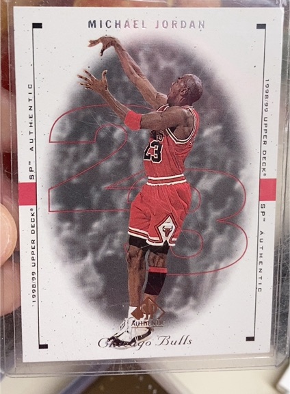 1998/99 Upper Deck SP Authentic Michael Jordan — front