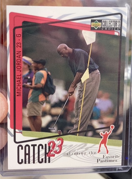 1997 Upper Deck Collector's Choice Catch 23 #23-G Michael Jordan — front