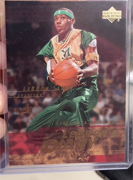 2003 Upper Deck #123 LeBron James — front