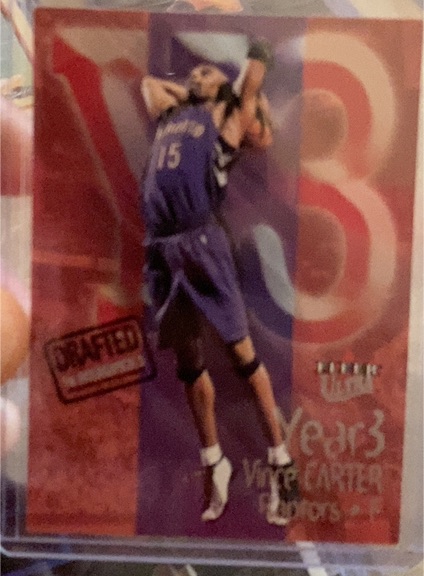 1999 Fleer Ultra #3 Vince Carter — front