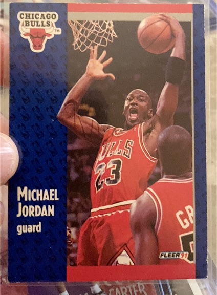 1991 Fleer #23 Michael Jordan — front
