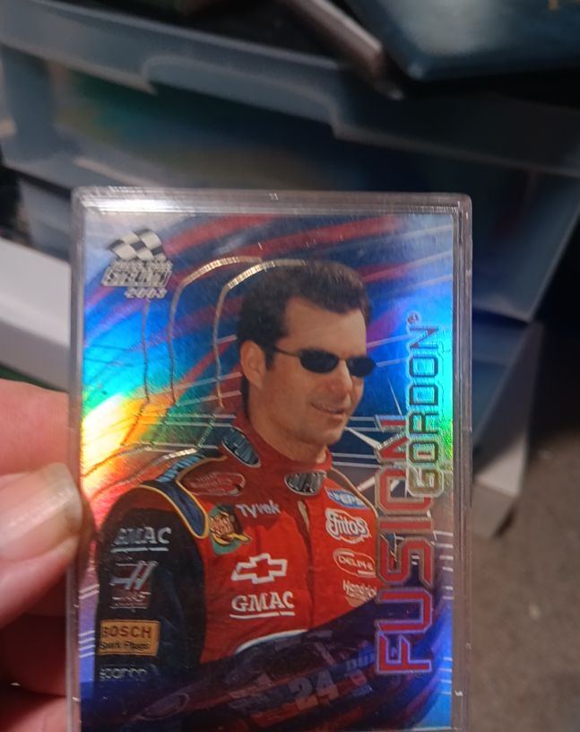 2003 Press Pass Fusion #F1 Jeff Gordon — front