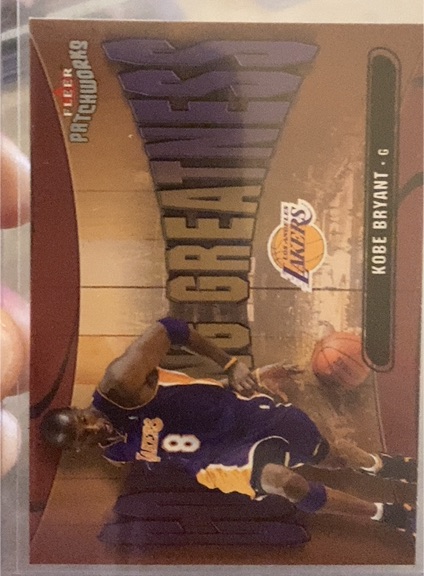 1997 Fleer Patchworks #G4 Kobe Bryant — front