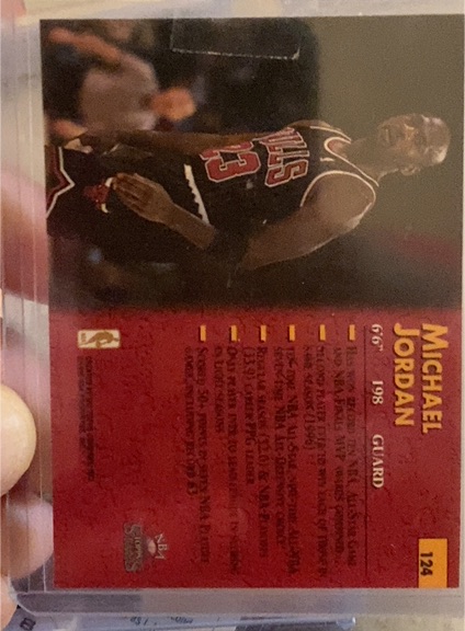 1991 SkyBox #124 Michael Jordan — front
