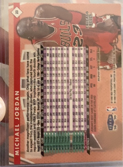 1993 Fleer #28 Michael Jordan — front