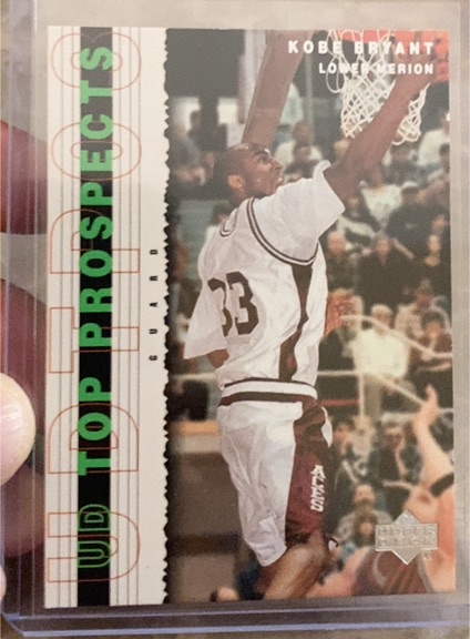 1996 Upper Deck UD Top Prospects #1 Kobe Bryant — front