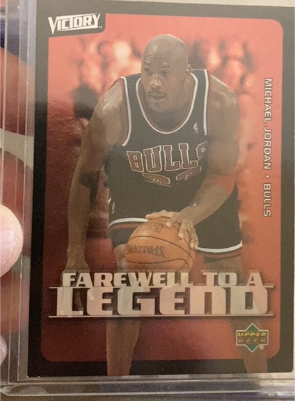 1999 Upper Deck Victory Farewell to a Legend Michael Jordan — front