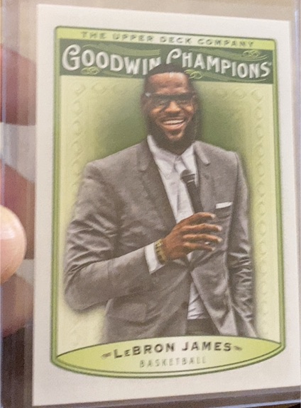 2019 Upper Deck Goodwin Champions #50 LeBron James — front