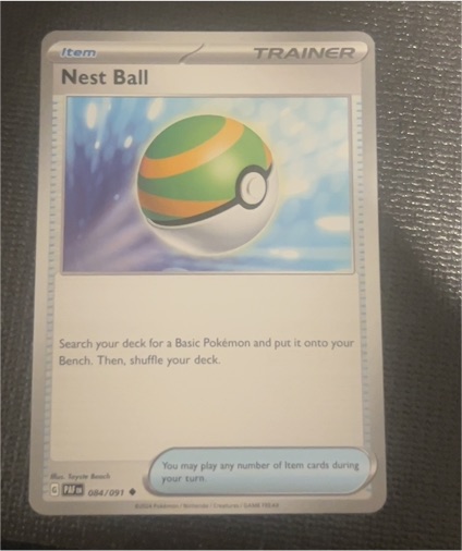2024 Pokémon Paldean Fates #084 Nest Ball — front