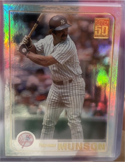 2001 Topps #50 Thurman Munson — front